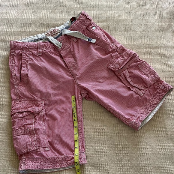 Scotch and Soda Cargo Shorts (Red and White) - Picture 3 of 16